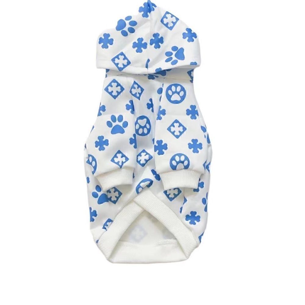 Dog Paw stamp dog hoodie spring dog hoodie dog outfit dog clothes
